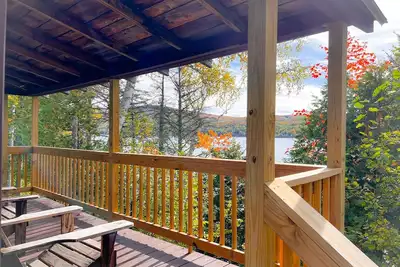 Image de Lakefront Cabin - dock, beach, sauna, and views!