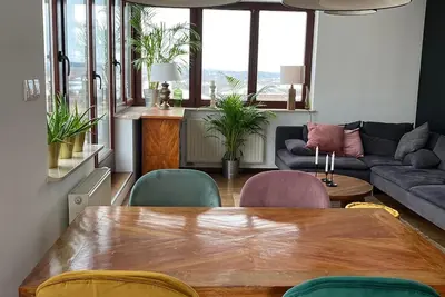 Beautiful, stylish apartment with a large terrace and a parking space