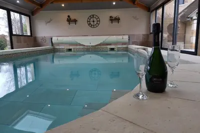 Image de Gite de charme en Champagne avec piscine intérieure chauffée