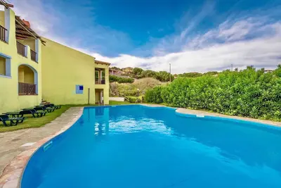 Maison de vacances avec climatisation et piscine