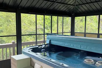 Image de Serenity Views Retreat -- Hot Tub, Creek, 2 King beds, Dogs, on 4 acres!