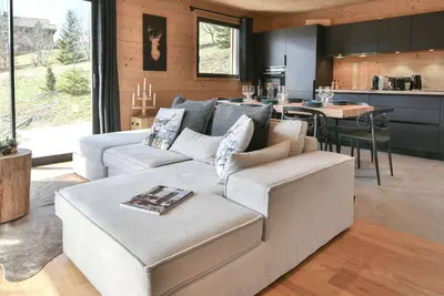 Image de Chalet Mitoyen Luxueux 8 Pers, 3 Chambres Confortables pour une Escapade Alpestre Inoubliable