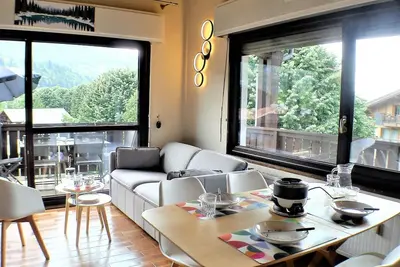 Image de Charmant duplex au centre de Samoëns avec balcon, WiFi et parking