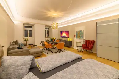 Image de Appartement \"Gasthof Alte Post - Top 4 Commodore\" avec vue sur les montagnes & Wi-Fi