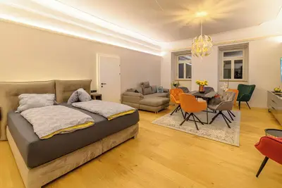 Image de Appartement \"Gasthof Alte Post Top 1 Top 4 Kombi\" avec vue sur les montagnes & Wi-Fi