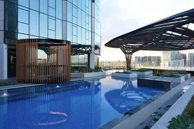Image de Luxury Melbourne. Square apartment with free parking
