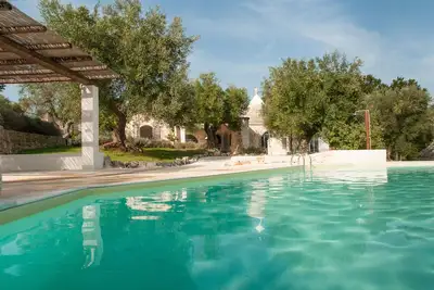 Spacious & bright trulli w/private pool, nicely decorated - Ac in all rooms