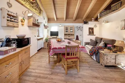 Image de Chalet \"Ralon\" avec vue sur les montagnes et jardin