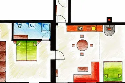 Image de Apartment 7 - 4 people - 60 square meters - 2 bedrooms - Apartments HennenmĂĽhle