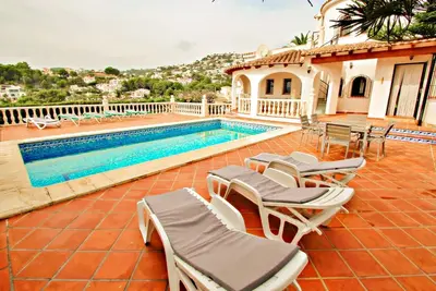 Image de Hija de la Luna-6 - maison de vacances avec vue sur l'océan avec piscine privée à Benissa