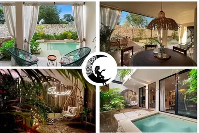 Paradise awaits, luxury retreat w/ 2 pools (private plunge & swim up) and private courtyard