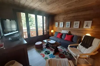 Image de Appartement cosy de style montagne centre station