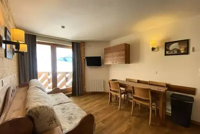 Image de Val Thorens Lage: schönes Kabinenstudio mit direktem Blick auf die Pisten