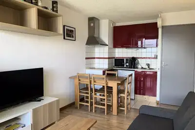 Image de Studio rénové proche des pistes et des commperces, pour 4 personnes, à Pra Loup