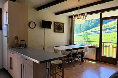 Image de 2p rénové sur pistes, dans un quartier calme de Pra Loup