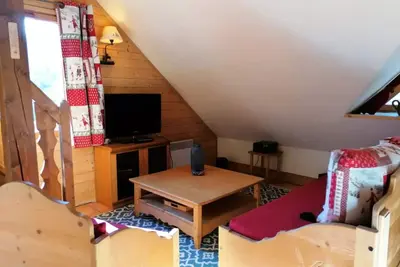 Image de Beau duplex 6 pers, balcon sud et belle vue sur les montagnes, à Pra Loup