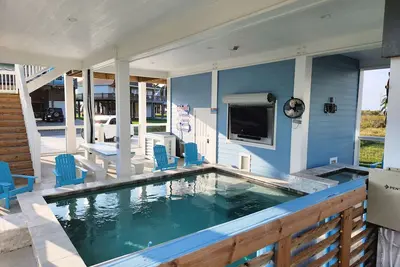 Image de Coastal Getaway w/ Pool, Hot Tub, Deck, Ocean View, Beach Sands 1 New Construction Private Pool/Hot