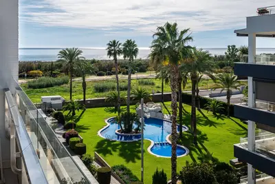 Image de Duplex 3 chambres avec piscine, clim, Wi-Fi à 250m de la plage - Torredembarra