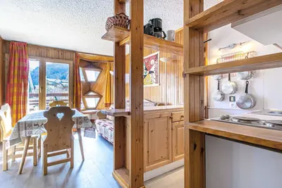 Image de Appartement aux pieds des pistes, exposé Sud, 6 pers, animaux acceptés