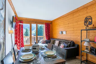 Image de Charmant 3 pièces avec balcon, vue, et WiFi à Val-d'Isère