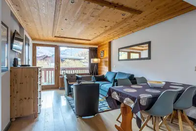 Image de Appartement élégant à Val-d'Isère avec balcon, parking, wifi