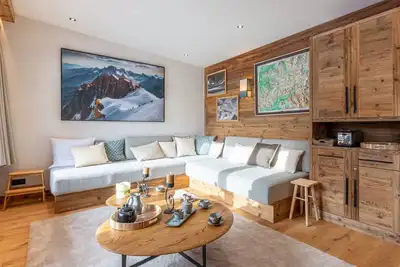Image de Appartement skis aux pieds, balcon sud, 8 pers, cheminée, Wifi - Val-d'Isère
