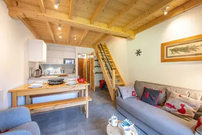 Image de Appartement duplex skis aux pieds, 3 pièces, 5 pers. , wifi, balcon, et garage privé