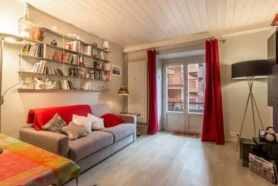Image de Studio rénové avec wifi, balcon, au cœur de Val-d'Isère, proche pistes et commodités