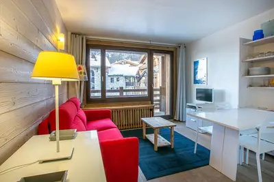Image de Studio charmant skis aux pieds, balcon, coeur de Val-d'Isère, 4 pers, WiFi