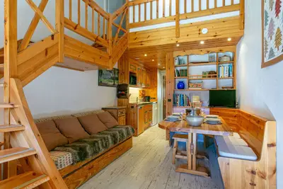 Image de Studio familial avec terrasse, Wifi et parking à Val-d'Isère