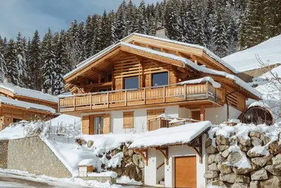 Image de Chalet 5***** avec spa, sauna et hammam, proche pistes, pour 10 pers. à La Clusaz