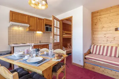Image de Charmant studio avec alcôve, balcon, proche centre et pistes à Val-d'Isère