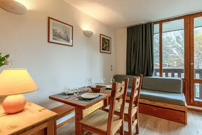 Image de Studio cabine au pied des pistes, idéal pour 4 personnes, proche village enfants, parking inclus