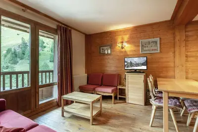 Image de Charmant appartement 2 pièces avec mezzanine, balcon et wifi à Val-d'Isère – Animaux acceptés