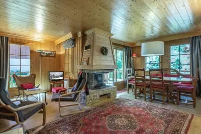 Image de Appartement standing 3 pièces avec terrasse, cheminée, parking et WiFi à Val-d'Isère