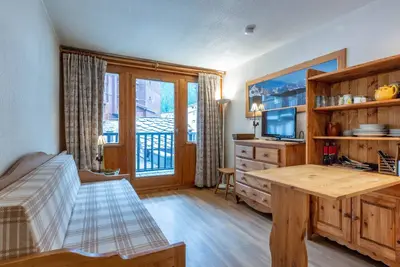 Image de Studio agréable avec wifi, parking, aux pieds des pistes et au cœur du village