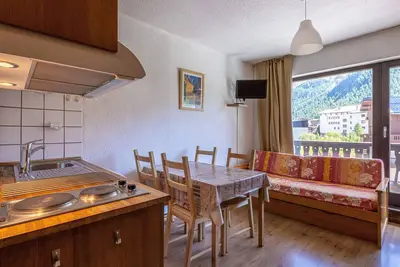Image de Studio cosy proche des pistes, balcon Sud/Est, navette, local à skis – Val-d'Isère