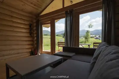 Image de Camp66 - Drewniane domki z bali z widokiem na ĹšnieĹĽke
