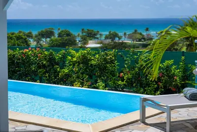 Image de Rubis beach: Villa De Standing vue panoramique face mer & plage piscine privée