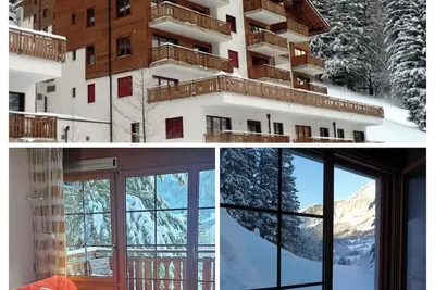 Image de Stylish 1-Bed apartment in the Ski and Thermal Spa Resort of Leukerbad