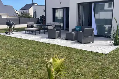 House in housing estate on the emerald coast