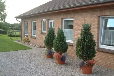 Image de Maison de vacances \"Whg 3 - Ferien auf einem Resthof\" avec terrasse privée et Wi-Fi