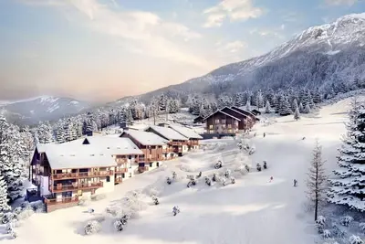 Image de 380m des commerces, 5ème étage, balcon, parking, télévision, casier à ski, 90m², Valmorel