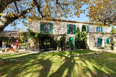 Image de Le Mas F, Mas provençal St Rémy De Pce 4 personnes piscine parc cheminée Pk Wf