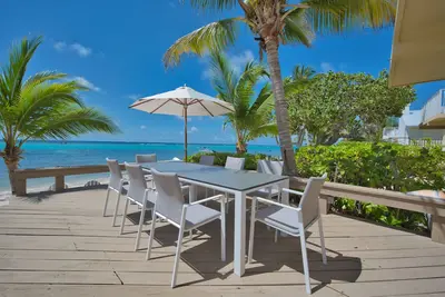 Incredible Beach Front Villa with a Pool!