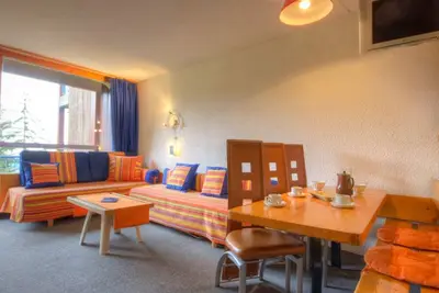 Image de Appartement 2 Pièces pour 6 personnes avec Balcon, Wifi Gratuit, au Pied des Pistes