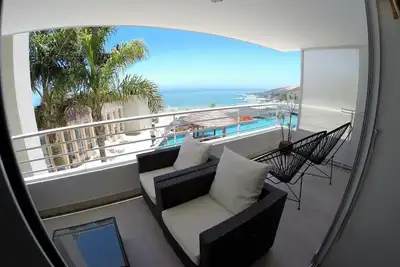 Image de Reñaca, Viña del Mar First Sea View Apartment! D12