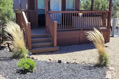 Image de Park Model Cabin 2 Bed1 bath Bunk Beds central Ac & New Hot tub, splash pad # 10
