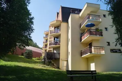 Image de 100m des commerces, étage -1, balcon, télévision, 19m², Pra Loup