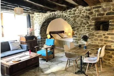 Image de Jal house. Stone apartment, fireplace